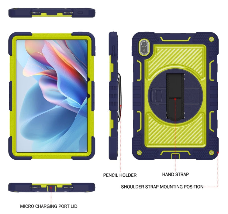 Custodia per tablet in silicone a contrasto PC con rotazione a 360 gradi, For Huawei MatePad SE 11, For Huawei MatePad 11.5 2023, For Huawei MatePad 11 2023, For Huawei MatePad SE 10.4