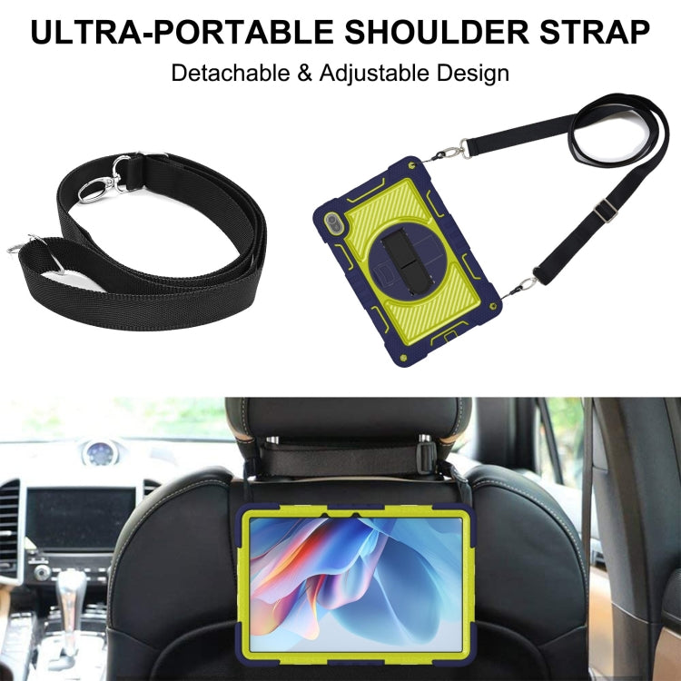 Custodia per tablet in silicone a contrasto PC con rotazione a 360 gradi, For Huawei MatePad SE 11, For Huawei MatePad 11.5 2023, For Huawei MatePad 11 2023, For Huawei MatePad SE 10.4