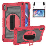 Custodia per tablet in silicone a contrasto PC con rotazione a 360 gradi, For Huawei MatePad SE 11, For Huawei MatePad 11.5 2023, For Huawei MatePad 11 2023, For Huawei MatePad SE 10.4