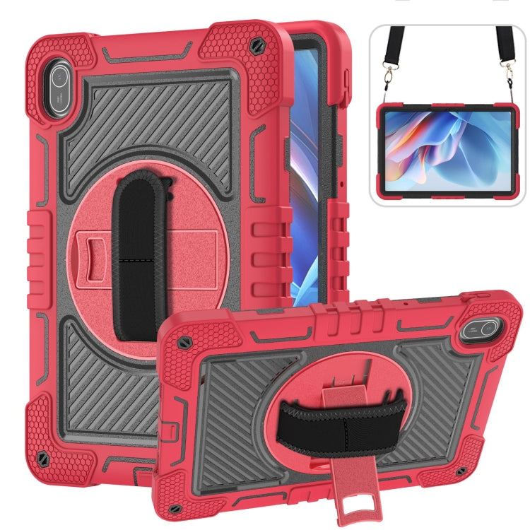 Custodia per tablet in silicone a contrasto PC con rotazione a 360 gradi, For Huawei MatePad SE 11, For Huawei MatePad 11.5 2023, For Huawei MatePad 11 2023, For Huawei MatePad SE 10.4