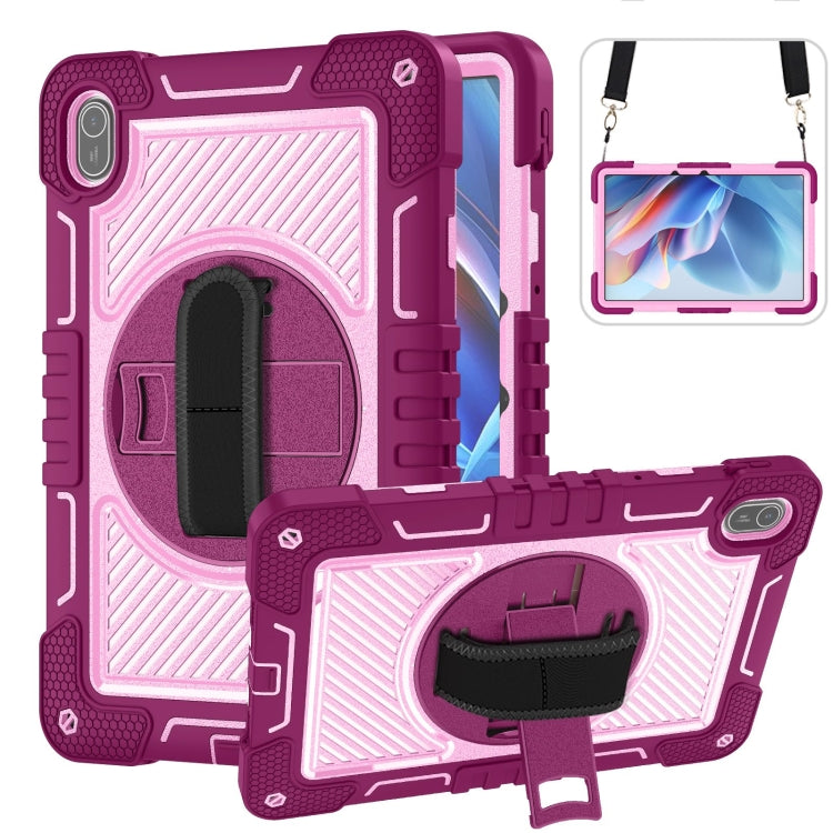 Custodia per tablet in silicone a contrasto PC con rotazione a 360 gradi, For Huawei MatePad SE 11, For Huawei MatePad 11.5 2023, For Huawei MatePad 11 2023, For Huawei MatePad SE 10.4