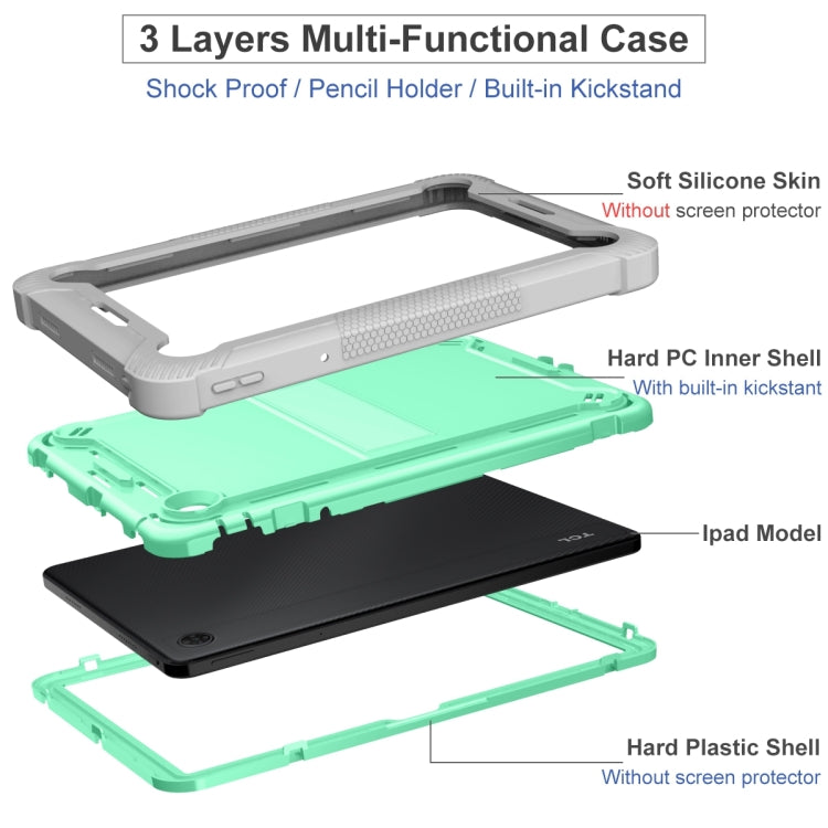 Custodia per tablet PC ibrido in silicone antiurto con supporto, For TCL Tab 10 5G, For TCL Tab 8 LE