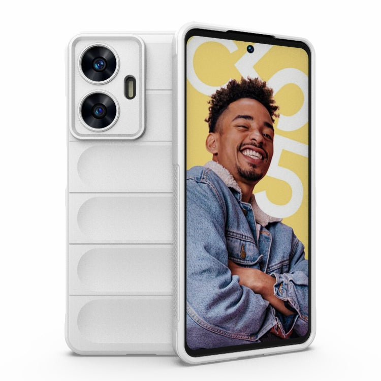 Magic Shield TPU + custodia per telefono in flanella, For Realme C55 4G