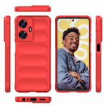 Magic Shield TPU + custodia per telefono in flanella, For Realme C55 4G