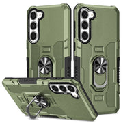 Custodia ibrida con anello e cavalletto per Samsung Galaxy S23 5G