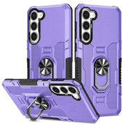 Custodia ibrida con anello e cavalletto per Samsung Galaxy S23 5G