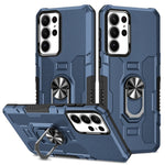 Custodia ibrida con anello e supporto per Samsung Galaxy S23 5G