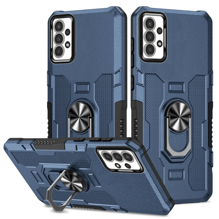 Custodia ibrida con anello e supporto per Samsung Galaxy S23 5G