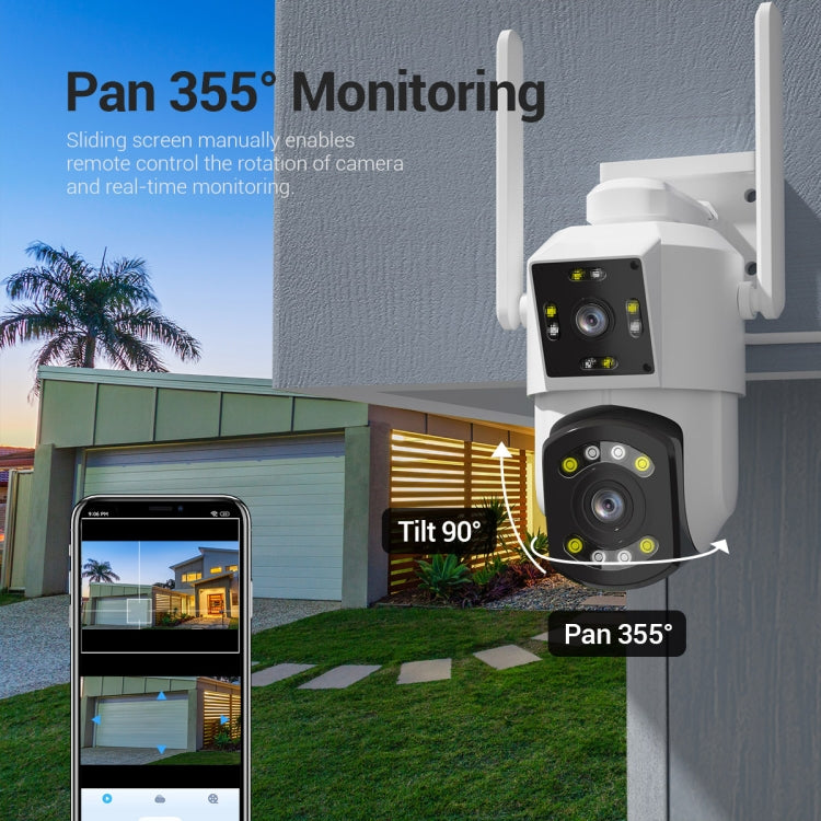 ESCAM PT210 Monitor doppio schermo WiFi 2x3MP