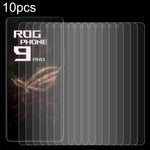 Pellicola in vetro temperato 10 pezzi 0,26 mm 9H 2,5D, For Asus Zenfone 12 Ultra, For Asus ROG Phone 9, For Asus ROG Phone 9 Pro, For Asus Zenfone 10, For Asus ROG Phone 7 Ultimate (10 PCS), For Asus ROG Phone 7