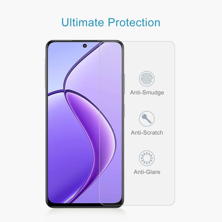 Pellicola in vetro temperato 10 pezzi 0,26 mm 9H 2,5D, For Realme 12 / C75, For Realme C65s, For Realme Narzo 70 / Narzo 70 Turbo, For Realme Narzo 70x / 13, For Realme C67 4G / 12 Lite, For Realme P1, For Realme Narzo 70 Pro, For Realme V50s          ...