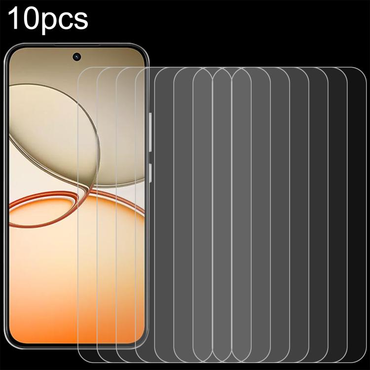 Pellicola in vetro temperato 10 pezzi 0,26 mm 9H 2,5D, For Realme P4R 5G, For Realme C100i 4G, For Realme C100x 4G, For Realme C100 5G, For Realme C100 4G, For Realme Narzo 100 Lite 5G, For Realme P3 Lite 5G / 4G, For Realme P4 Lite 5G                 ...