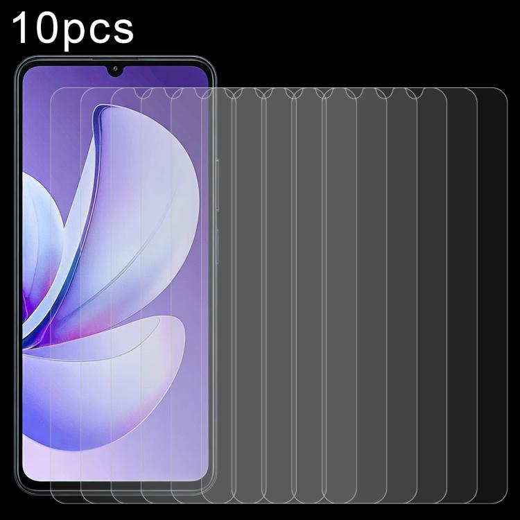 Pellicola in vetro temperato 10 pezzi 0,26 mm 9H 2,5D, For Realme P4R 5G, For Realme C100i 4G, For Realme C100x 4G, For Realme C100 5G, For Realme C100 4G, For Realme Narzo 100 Lite 5G, For Realme P3 Lite 5G / 4G, For Realme P4 Lite 5G                 ...