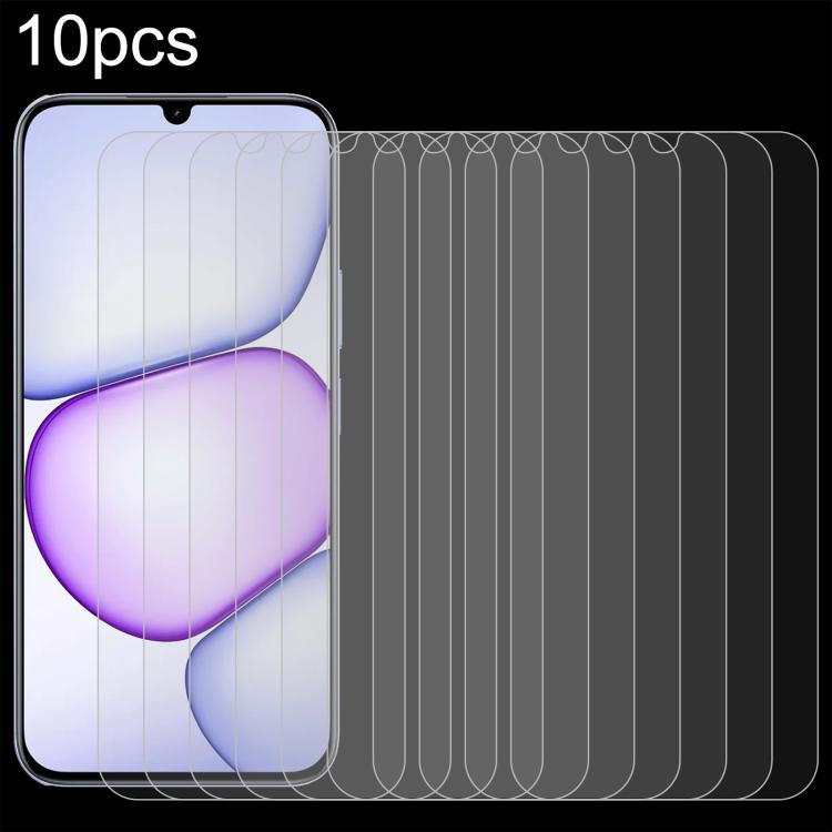 Pellicola in vetro temperato 10 pezzi 0,26 mm 9H 2,5D, For Realme P4R 5G, For Realme C100i 4G, For Realme C100x 4G, For Realme C100 5G, For Realme C100 4G, For Realme Narzo 100 Lite 5G, For Realme P3 Lite 5G / 4G, For Realme P4 Lite 5G                 ...