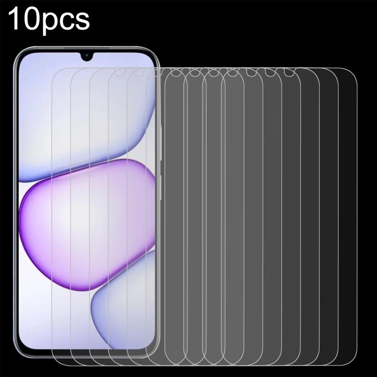 Pellicola in vetro temperato 10 pezzi 0,26 mm 9H 2,5D, For Realme P4R 5G, For Realme C100i 4G, For Realme C100x 4G, For Realme C100 5G, For Realme C100 4G, For Realme Narzo 100 Lite 5G, For Realme P3 Lite 5G / 4G, For Realme P4 Lite 5G                 ...