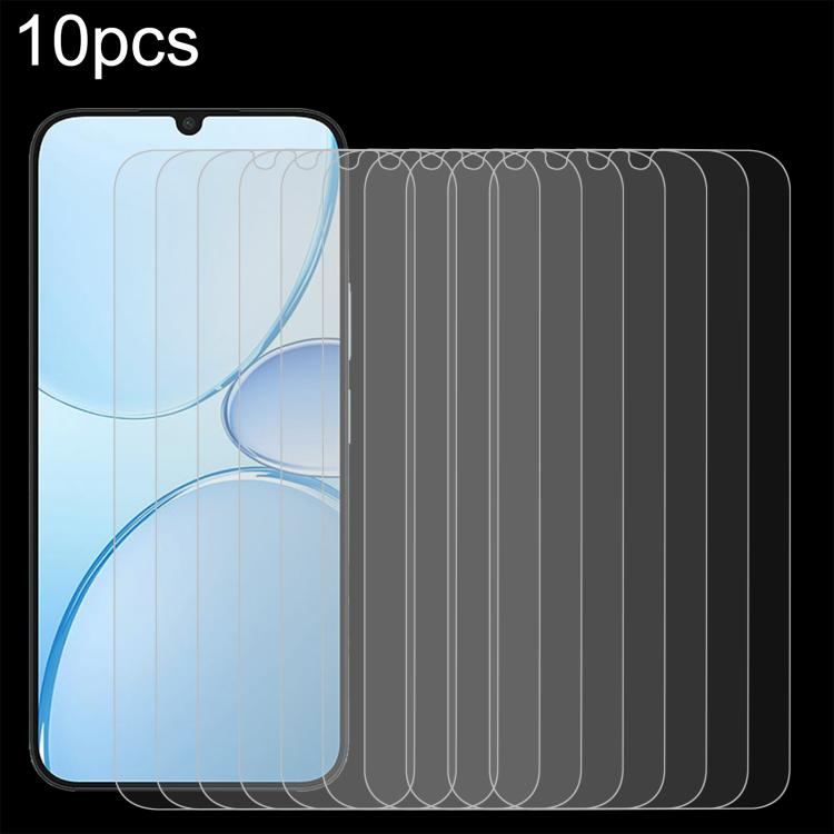 Pellicola in vetro temperato 10 pezzi 0,26 mm 9H 2,5D, For Realme P4R 5G, For Realme C100i 4G, For Realme C100x 4G, For Realme C100 5G, For Realme C100 4G, For Realme Narzo 100 Lite 5G, For Realme P3 Lite 5G / 4G, For Realme P4 Lite 5G                 ...