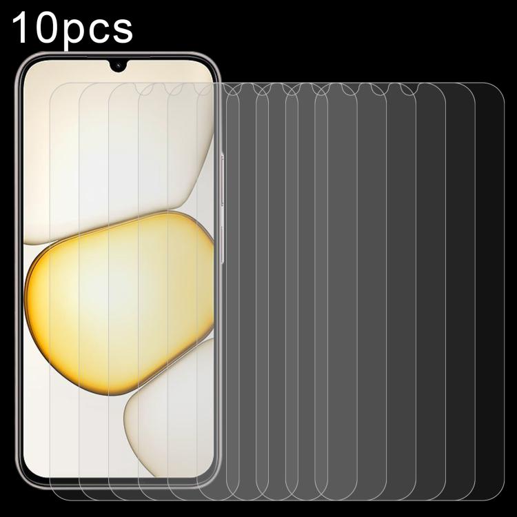 Pellicola in vetro temperato 10 pezzi 0,26 mm 9H 2,5D, For Realme P4R 5G, For Realme C100i 4G, For Realme C100x 4G, For Realme C100 5G, For Realme C100 4G, For Realme Narzo 100 Lite 5G, For Realme P3 Lite 5G / 4G, For Realme P4 Lite 5G                 ...