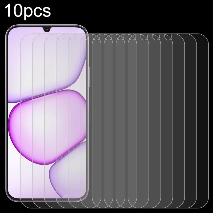 Pellicola in vetro temperato 10 pezzi 0,26 mm 9H 2,5D, For Realme P4R 5G, For Realme C100i 4G, For Realme C100x 4G, For Realme C100 5G, For Realme C100 4G, For Realme Narzo 100 Lite 5G, For Realme P3 Lite 5G / 4G, For Realme P4 Lite 5G                 ...