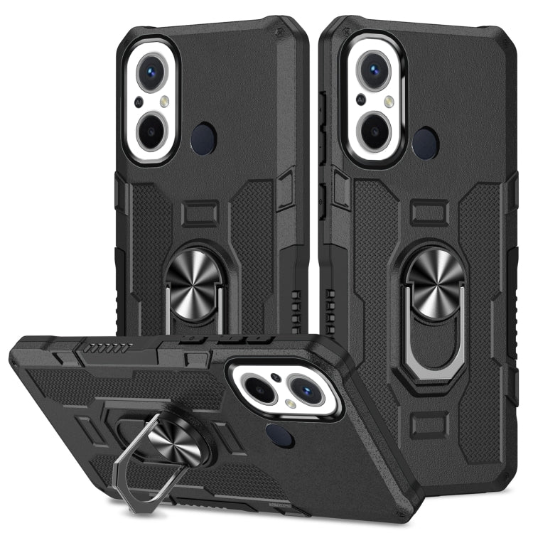 Custodia per telefono ibrida con armatura porta anello, For Xiaomi Redmi 12C 4G, For Xiaomi Redmi Note 12 5G Global, For Xiaomi Redmi Note 12 Pro Global