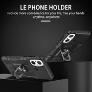 Custodia per telefono ibrida con armatura porta anello, For Xiaomi Redmi 12C 4G, For Xiaomi Redmi Note 12 5G Global, For Xiaomi Redmi Note 12 Pro Global