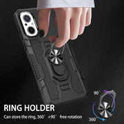Custodia per telefono ibrida con armatura porta anello, For Xiaomi Redmi 12C 4G, For Xiaomi Redmi Note 12 5G Global, For Xiaomi Redmi Note 12 Pro Global