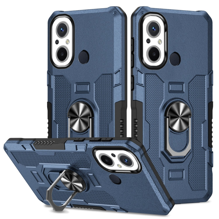 Custodia ibrida TPU con anello per Xiaomi Redmi 12C