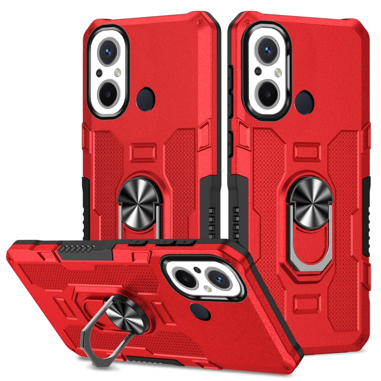 Custodia ibrida TPU con anello per Xiaomi Redmi 12C