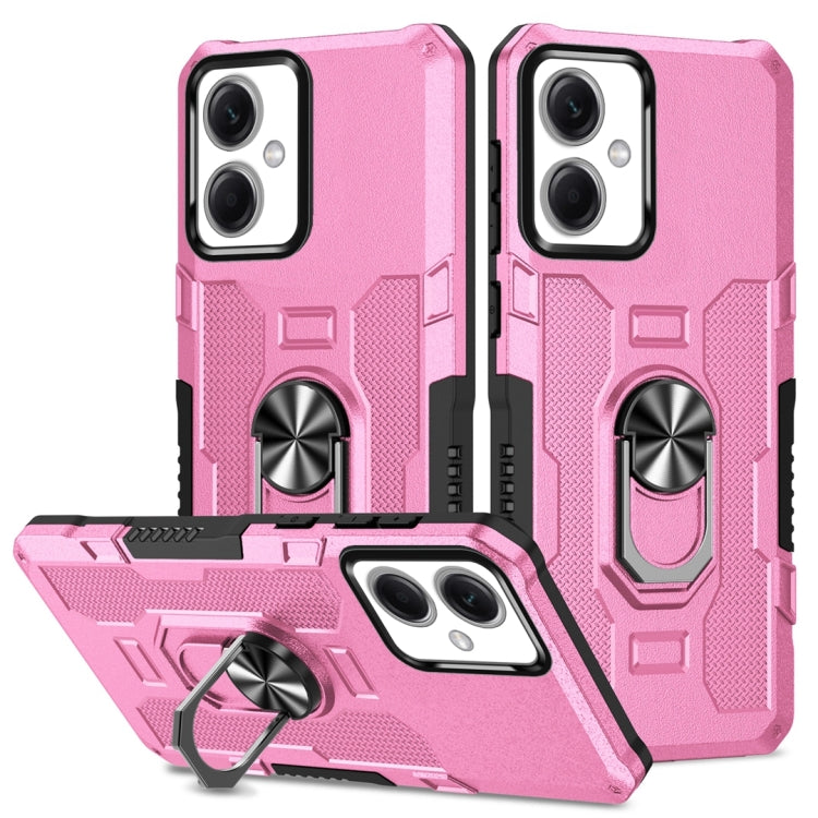 Custodia ibrida TPU con anello per Xiaomi Redmi 12C