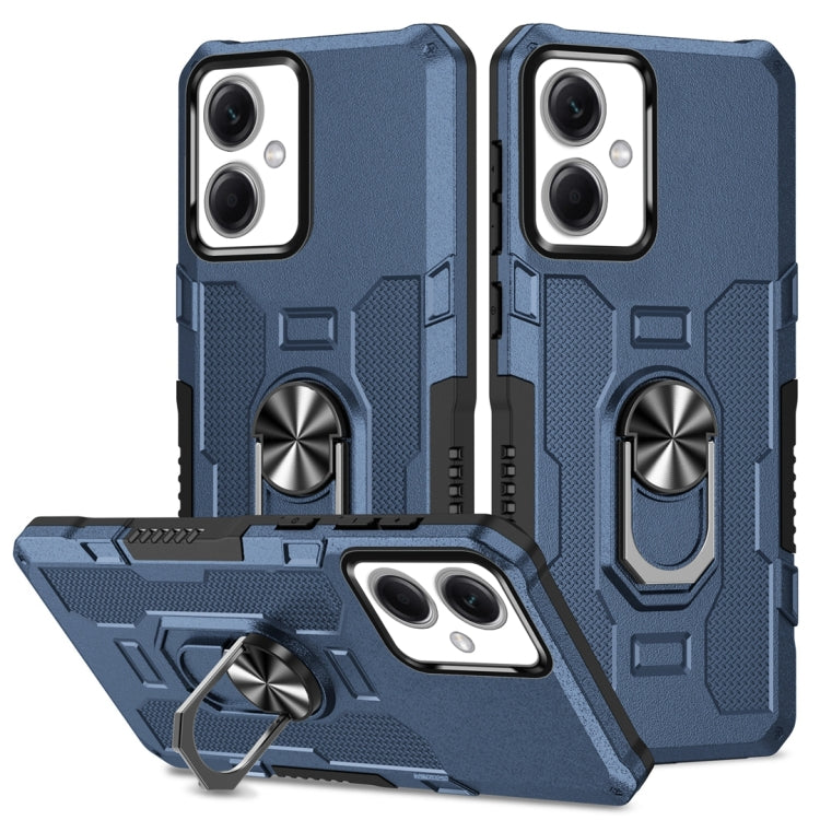 Custodia ibrida TPU con anello per Xiaomi Redmi 12C