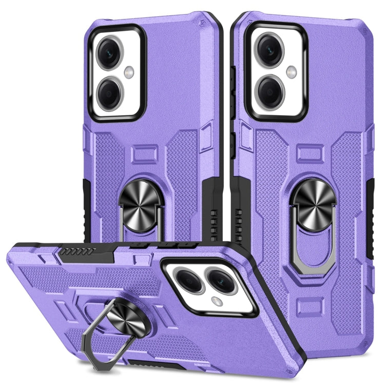 Custodia ibrida TPU con anello per Xiaomi Redmi 12C