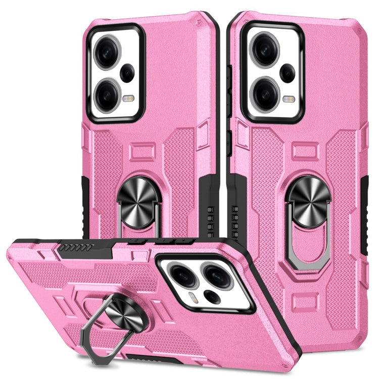 Custodia ibrida TPU con anello per Xiaomi Redmi 12C
