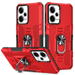 Custodia ibrida TPU con anello per Xiaomi Redmi 12C