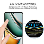 Pellicola in vetro temperato a schermo intero con bordo curvo 25 pezzi, For Realme 11 Pro (25pcs)