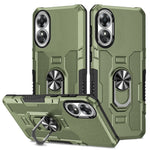 Custodia per telefono ibrida con armatura porta anello, For OPPO A17