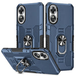 Custodia per telefono ibrida con armatura porta anello, For OPPO A17