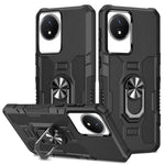Custodia per telefono ibrida con armatura porta anello, For vivo Y02, For vivo V27e, For vivo V27