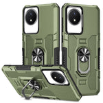 Custodia per telefono ibrida con armatura porta anello, For vivo Y02, For vivo V27e, For vivo V27