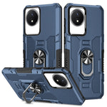 Custodia per telefono ibrida con armatura porta anello, For vivo Y02, For vivo V27e, For vivo V27