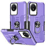 Custodia per telefono ibrida con armatura porta anello, For vivo Y02, For vivo V27e, For vivo V27