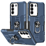 Custodia per telefono ibrida con armatura porta anello, For vivo Y02, For vivo V27e, For vivo V27