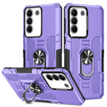 Custodia per telefono ibrida con armatura porta anello, For vivo Y02, For vivo V27e, For vivo V27