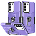 Custodia per telefono ibrida con armatura porta anello, For vivo Y02, For vivo V27e, For vivo V27