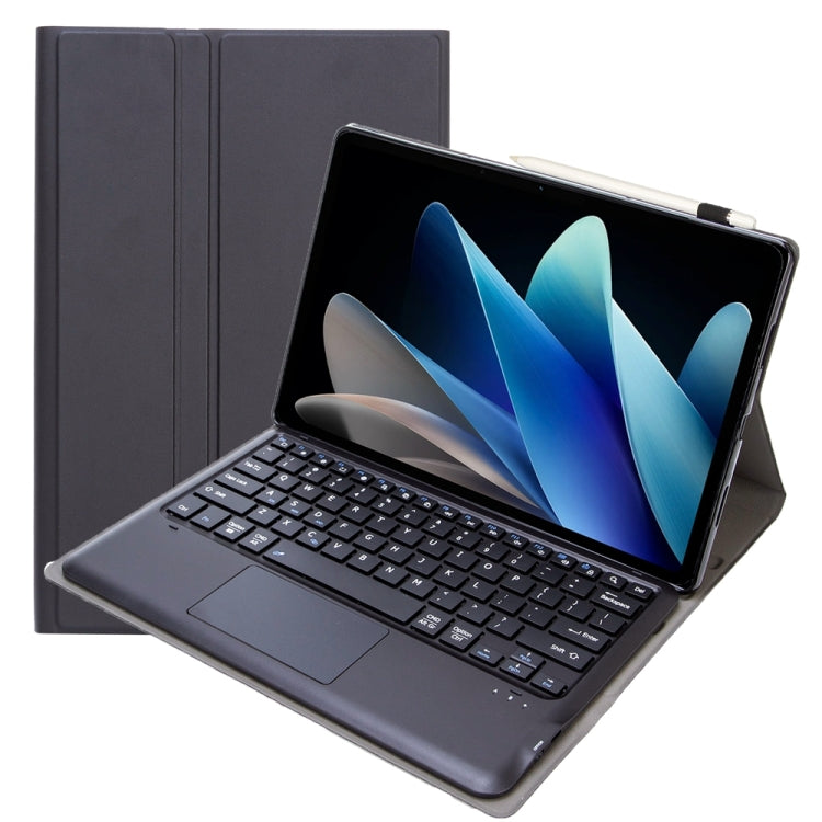 AV12-A Custodia per tablet in pelle con tastiera Bluetooth divisa ultrasottile con touchpad, AV12-A