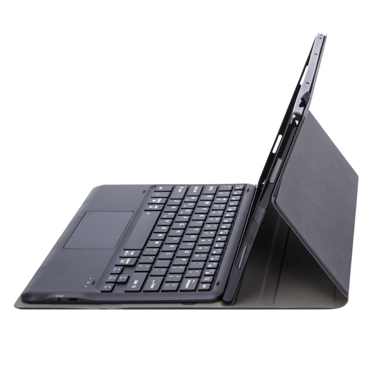 AV12-A Custodia per tablet in pelle con tastiera Bluetooth divisa ultrasottile con touchpad, AV12-A