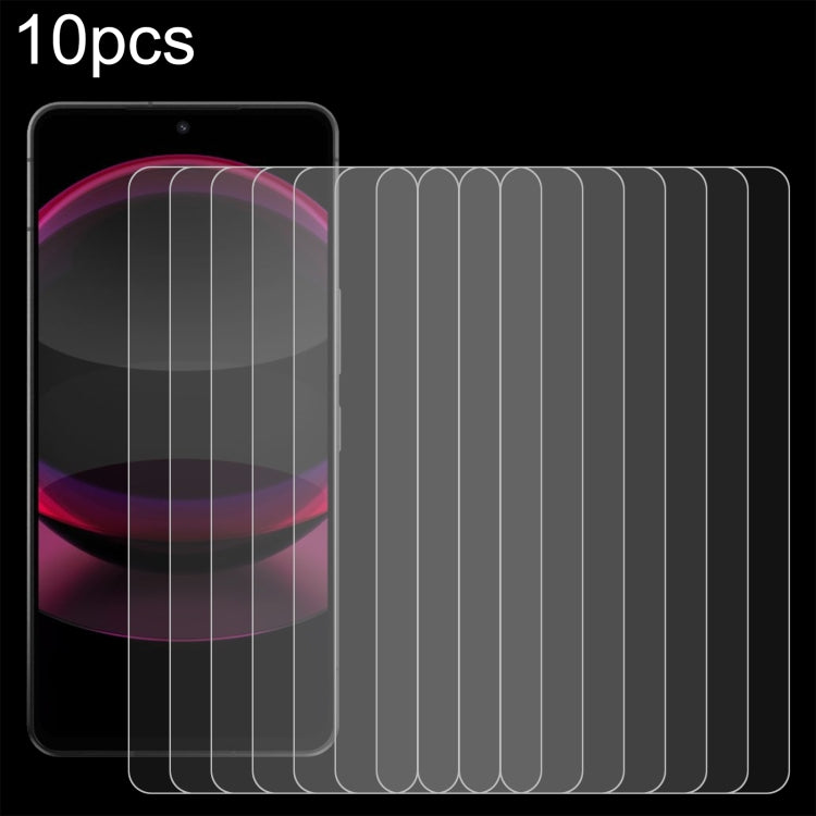 Pellicola in vetro temperato 10 pezzi 0,26 mm 9H 2,5D, For Sharp Aquos wish6, For Sharp Aquos R11, For Sharp Aquos Sense10, For Sharp Basio Active2, For Sharp Aquos wish5, For Sharp  Aquos wish2, For Sharp Basio Active3, For Sharp Aquos Sense9 Plus    ...