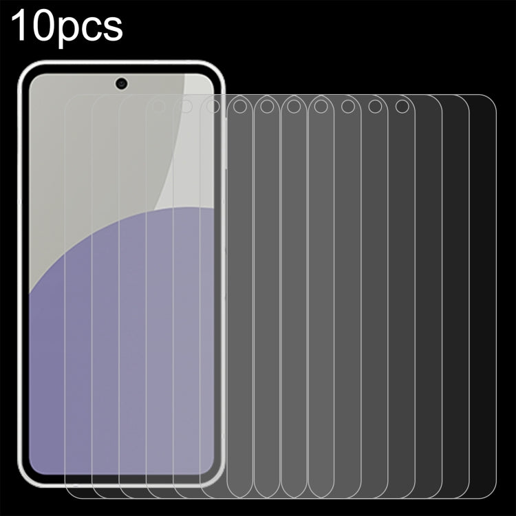 Pellicola in vetro temperato 10 pezzi 0,26 mm 9H 2,5D, For Sharp Aquos wish6, For Sharp Aquos R11, For Sharp Aquos Sense10, For Sharp Basio Active2, For Sharp Aquos wish5, For Sharp  Aquos wish2, For Sharp Basio Active3, For Sharp Aquos Sense9 Plus    ...