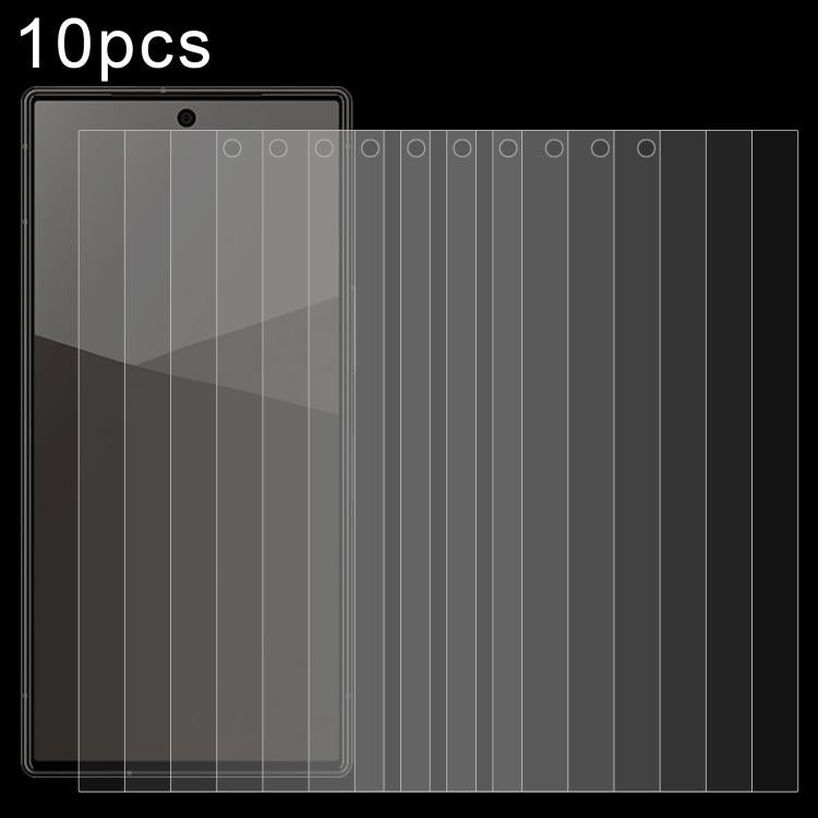 Pellicola in vetro temperato 10 pezzi 0,26 mm 9H 2,5D, For Sharp Aquos wish6, For Sharp Aquos R11, For Sharp Aquos Sense10, For Sharp Basio Active2, For Sharp Aquos wish5, For Sharp  Aquos wish2, For Sharp Basio Active3, For Sharp Aquos Sense9 Plus    ...