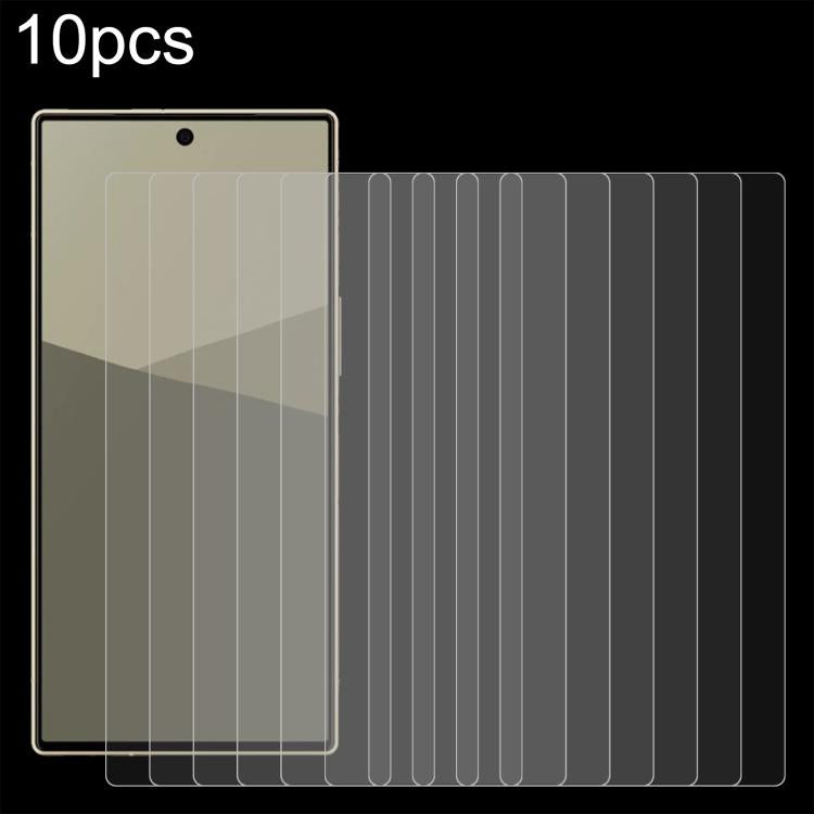Pellicola in vetro temperato 10 pezzi 0,26 mm 9H 2,5D, For Sharp Aquos wish6, For Sharp Aquos R11, For Sharp Aquos Sense10, For Sharp Basio Active2, For Sharp Aquos wish5, For Sharp  Aquos wish2, For Sharp Basio Active3, For Sharp Aquos Sense9 Plus    ...