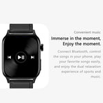 GT22 Schermo TFT da 1,85 pollici Orologio intelligente per la salute della fascia in silicone, supporto per chiamata Bluetooth / Plateau Ossigeno nel sangue / Temperatura corporea / Aritmia / Monitoraggio della frequenza cardiaca TI, Silicone Band (Bla...
