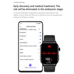 GT22 Schermo TFT da 1,85 pollici Orologio intelligente per la salute della fascia in silicone, supporto per chiamata Bluetooth / Plateau Ossigeno nel sangue / Temperatura corporea / Aritmia / Monitoraggio della frequenza cardiaca TI, Silicone Band (Bla...